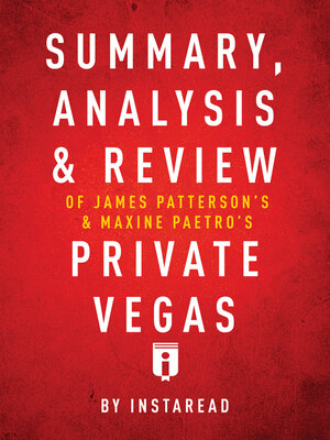 cover image of Private Vegas by James Patterson & Maxine Paetro / Summary & Analysis